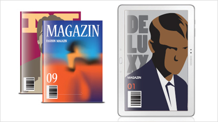 Samsung GALAXY NotePRO 12.2 Bildschirmgröße an klassischen Zeitschriften orientiert