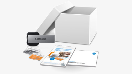 Ausstattung für das trnd-Projekt mit den neuen Samsung Speicherkarten