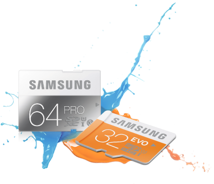 Samsung micoSD-Karte und SD-Karte