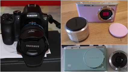 Die Onlinereporter-Ausstattungen mit der Samsung Smart Camera NX30 und NX mini sind da!