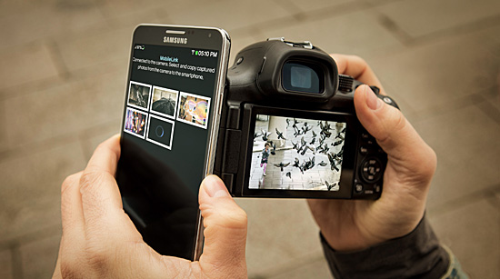 … direkte Übertragung von Daten ohne Konfiguration erfolgt per NFC via Tag & Go. Über diese Funktion verfügt auch das zweite Highlight aus unserem Projekt: …