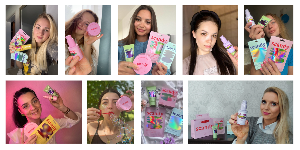 Eure Aufgaben im Projekt mit den scandy Beautyprodukten!