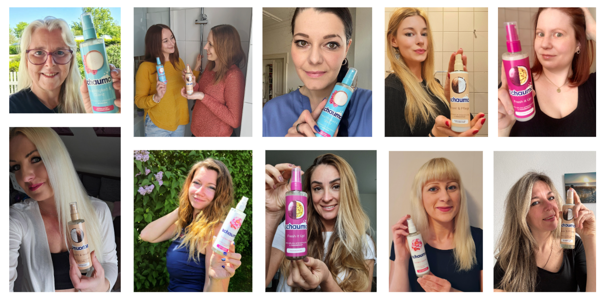 Projekt Highlights mit der neuen Schauma Sprühpflege!