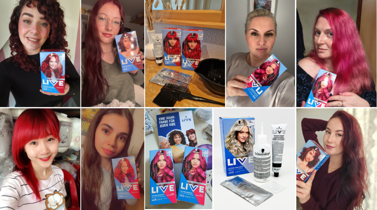 Aufgaben im Projekt mit Schwarzkopf LIVE