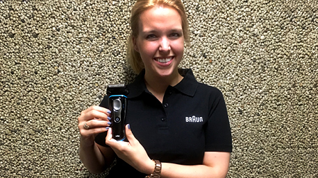 Unsere Ansprechpartnerin bei Braun: Amelie.