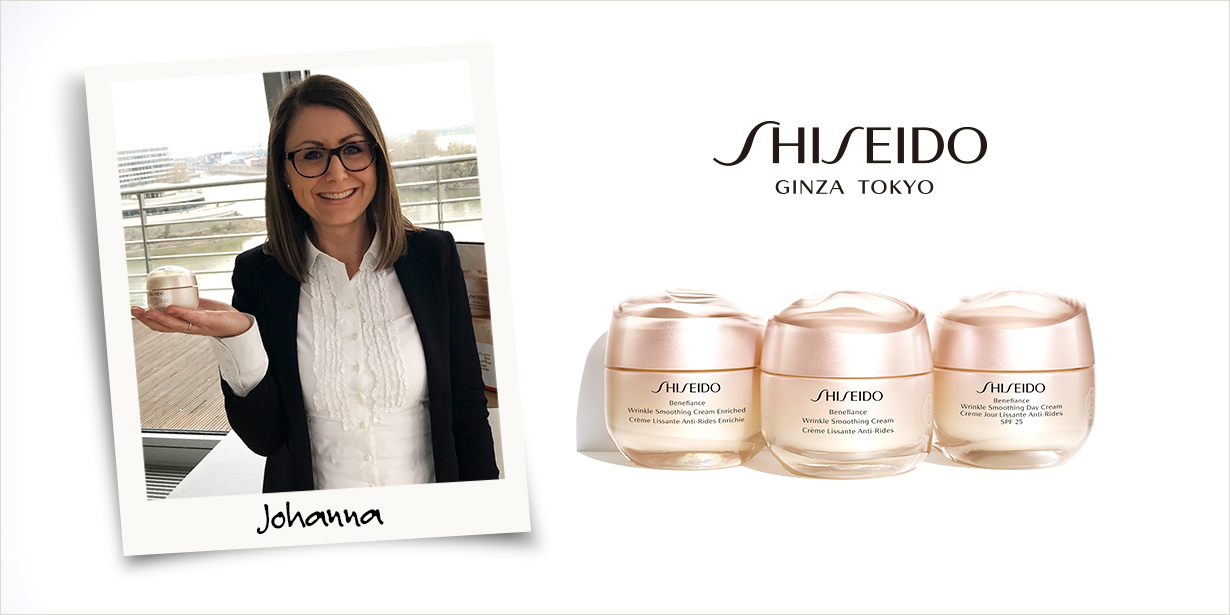 Johanna von Shiseido freut sich, dass Ihr dabei seid!