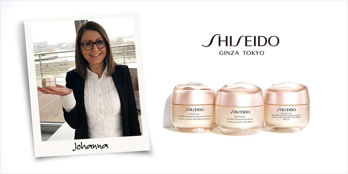 Johanna von Shiseido freut sich, dass Ihr dabei seid!