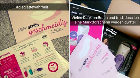 ...oder auf Snapchat: Es gibt viele Möglichkeiten, den Braun Silk-épil 5 Wet & Dry auch online bekannt zu machen!