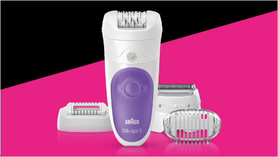 Eins, zwei, drei – haarfrei: In diesem trnd-Projekt lernen wir den besonders sanften und effektiven Braun Silk-épil 5 Wet & Dry Epilierer kennen.