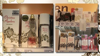 Christina Aguilera WOMAN in der Pafümerie und Drogerie.