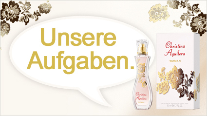 Unsere Aufgaben im Projekt mit Christina Aguilera WOMAN.