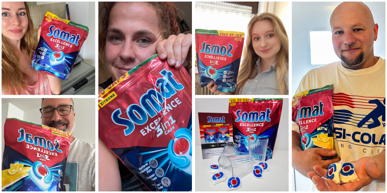 Eure ersten Eindrücke von den Somat Excellence 3in1 Caps!