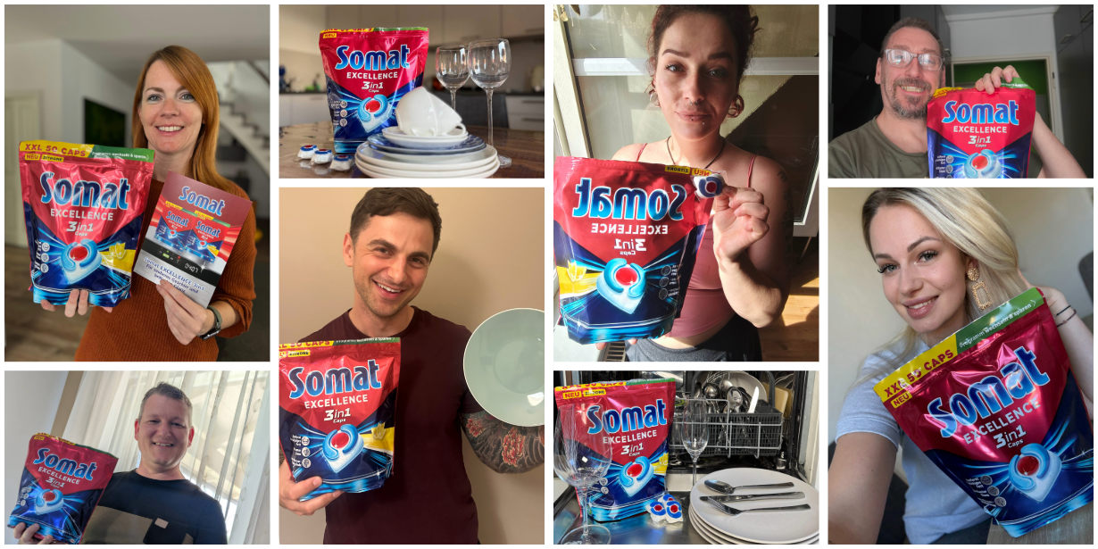 So macht ihr die Somat Excellence 3in1 Caps mit uns bekannt!