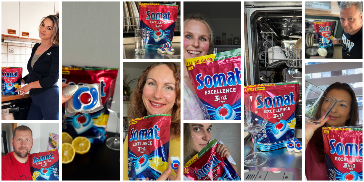 Glanz und Sauberkeit: Eure Highlights mit den Somat Excellence 3in1 Caps!