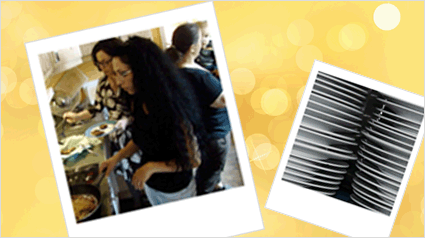 Nach großem Kochen &amp; Speisen bringen die Somat Gold die Teller wieder zum Glänzen.