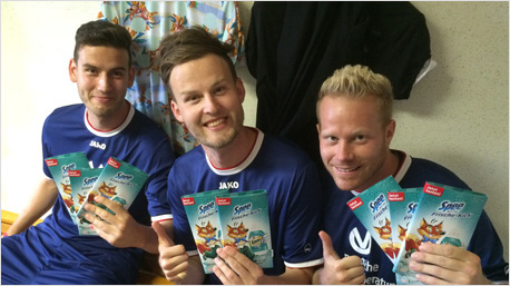 Und auch die Sportsfreunde haben sich über die Empfehlung für das Vollwaschmittel mit Frischeduft gefreut.