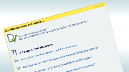 Die SteuerSparErklärung unterstützt von Beginn bis zum Abschluss der Steuererklärung.