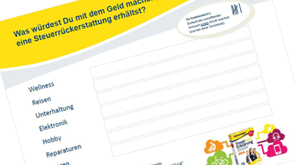 Strichliste zum Befragen Deines Umfeldes.