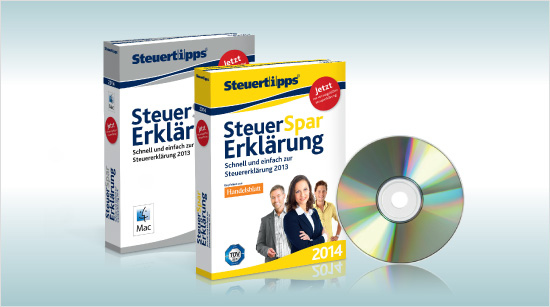  Mit der SteuerSparErklärung 2014 lässt sich die Einkommensteuererklärung für das Jahr 2013 schnell und einfach an Mac oder PC ausfüllen und …