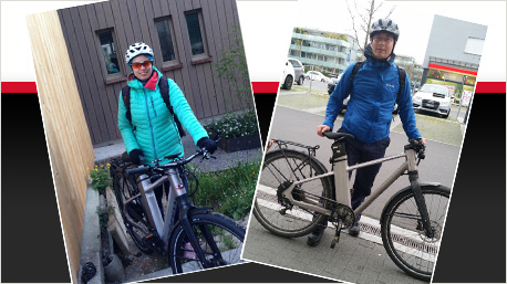 Mit dem Stöckli e.t. macht das Velofahren selbst bei Wind und Wetter Spass.