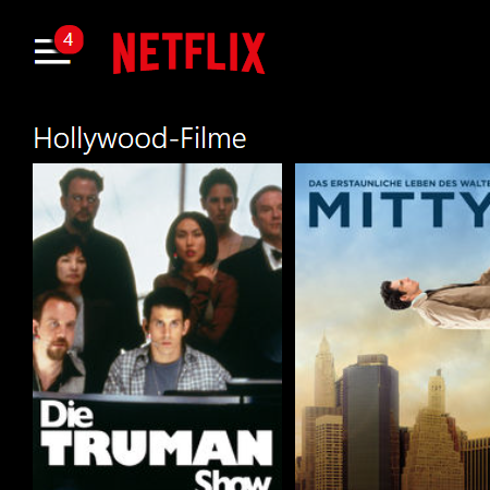 Schritt 5 (optional): Netflix herunterladen und einen Film oder eine Serie genießen