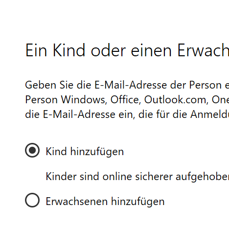 Schritt 4: Bei der Familienverwaltung einloggen