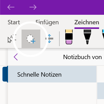 Option "Lassoauswahl" auswählen