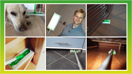 Der Swiffer Bodenwischer.