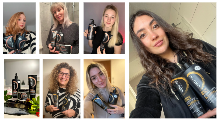 Glamuröse Highlights mit den syoss Intense Keratin und Curls Haarpflegeprodukten! 