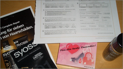 Wir werden zur Syoss Marktforscherin.