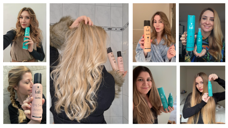 Projekthighlights mit den Stylingprodukten von taft