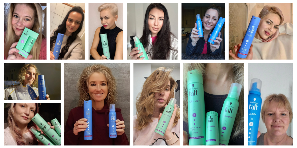 Eure Aufgaben im Projekt mit den taft Styling Produkten!