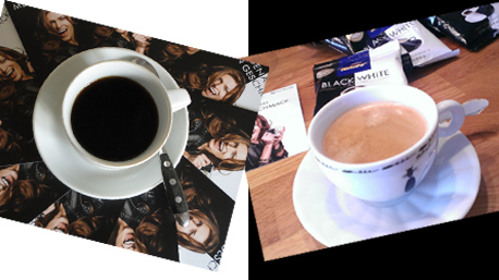 ... den vollmundigen Geschmack schwarz oder mit Milch ...