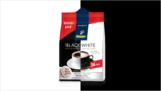 … in praktischen Kaffeepads, für alle gängigen Pad-Maschinen und …