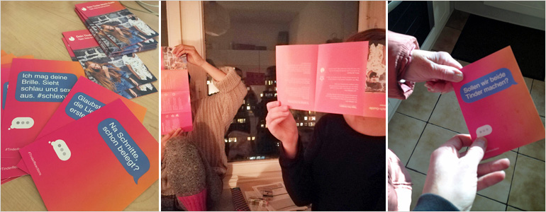 Unsere Bekanntmachaktionen für Tinder