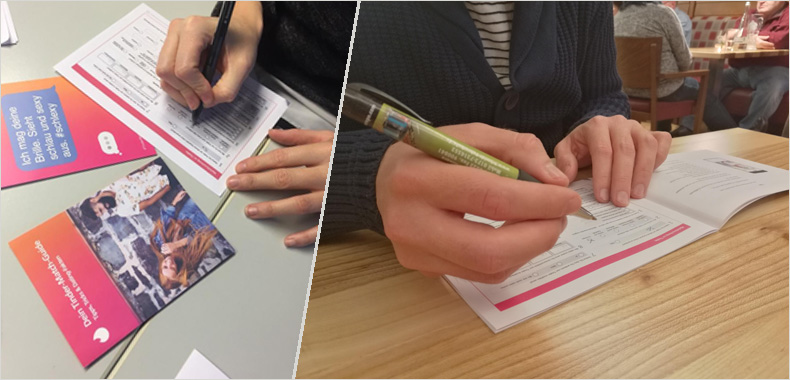 Tinder: Wir befragen unser Umfeld.