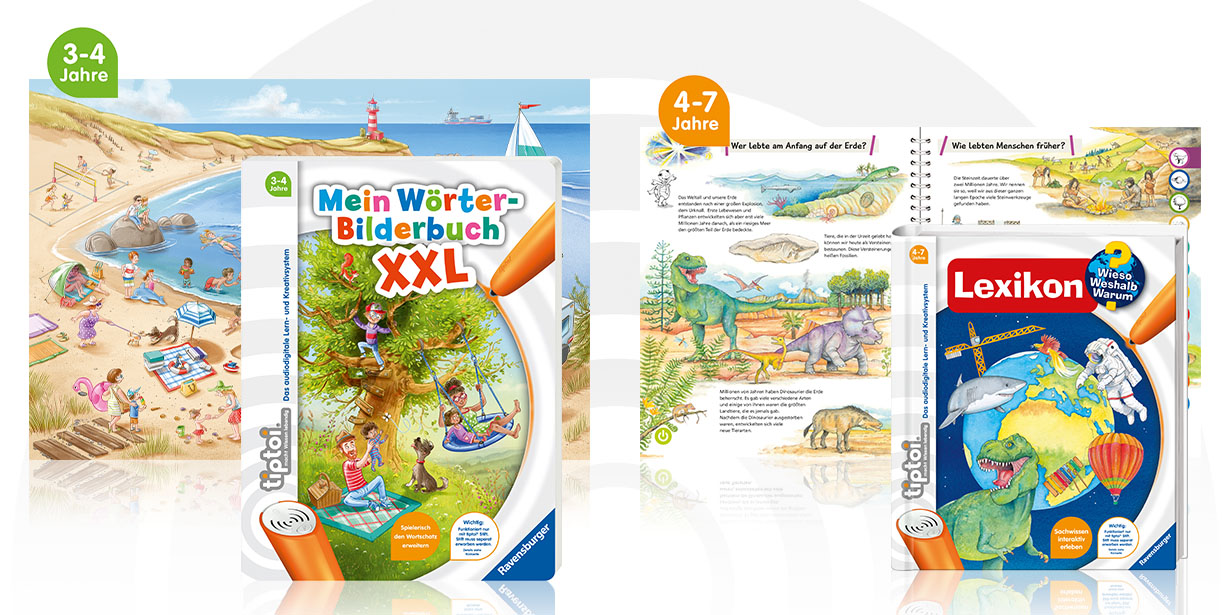 Kindgerechtes Wissen spielerisch vermitteln mit tiptoi®