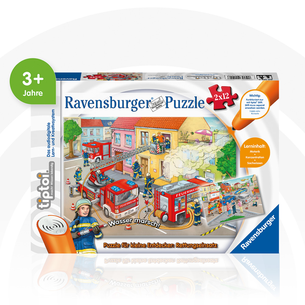 Puzzle für kleine Entdecker: Rettungseinsatz