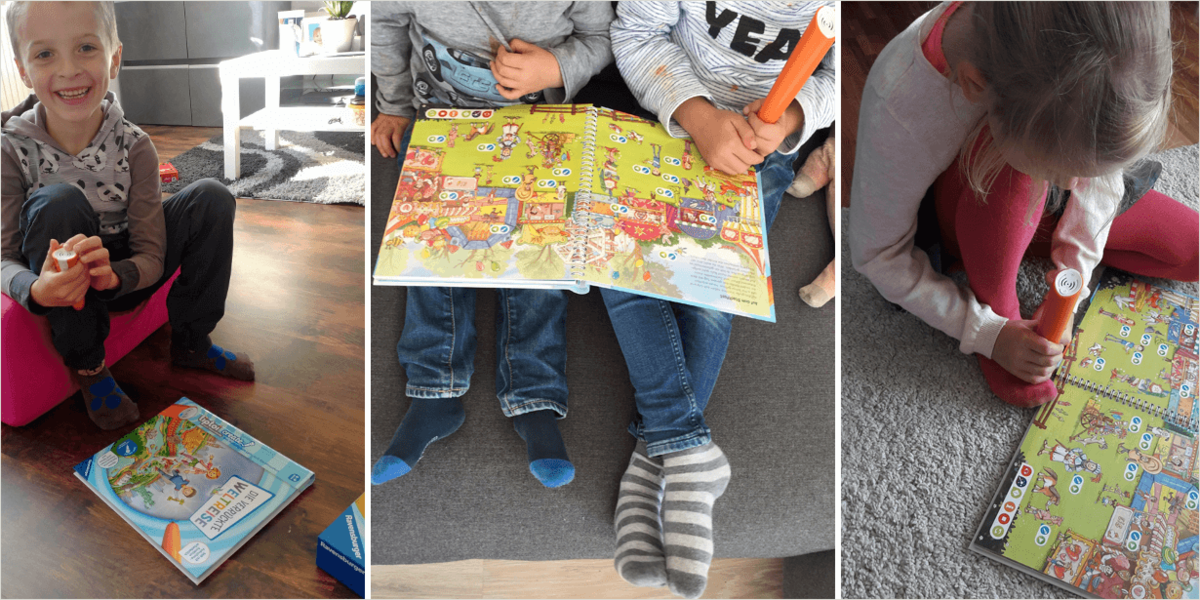 Unsere ersten Spielmomente mit tiptoi CREATE®