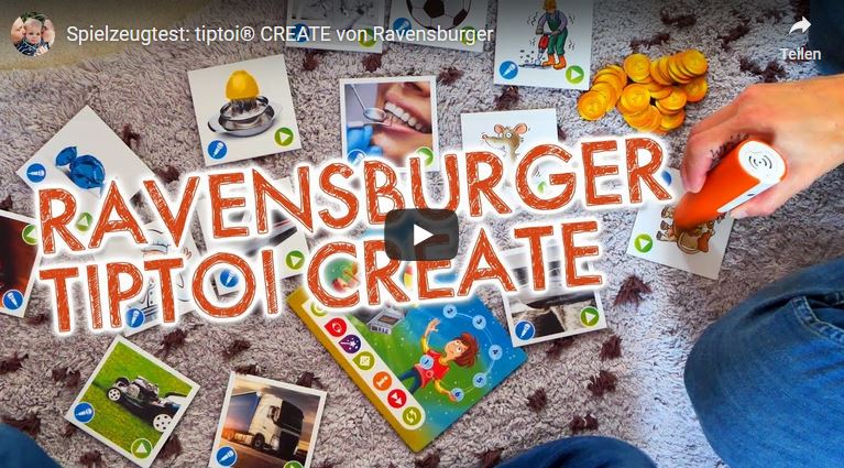 BabykindundMeer bercihtet auf YouTube von Ihrem Spaß mit tiptoi® CREATE