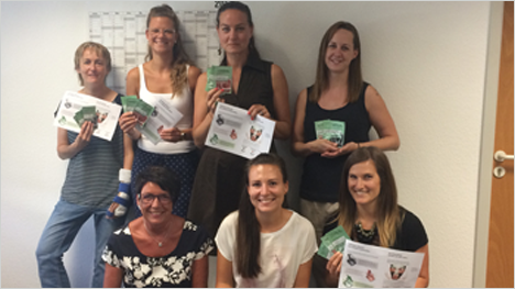 Die TONERDE ABSOLUE Detoxmasken sorgten nicht nur für strahlende Gesichter bei unseren Mittesterinnen ...