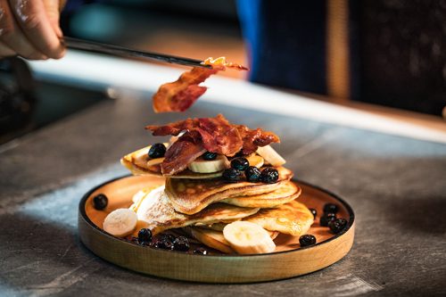 Pancakes mit Tulip Bacon