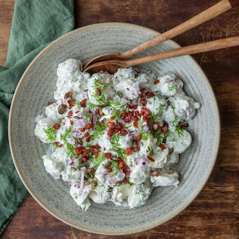 Kartoffelsalat mit Bacon