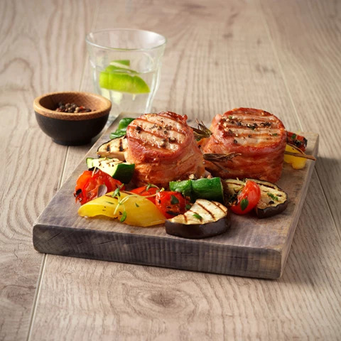 Schweinemedaillons mit Bacon