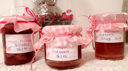 ...und die Universal-Etiketten für viele Zwecke genutzt.