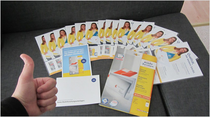 Feedback geben & einholen im Projekt mit Universal-Etiketten.