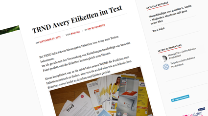 trnd-Partnerin Baeuseline berichtet auf Ihrem privaten Blog.