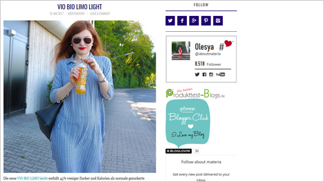 ... oder auf unserem eigenen Blog - wir teilen unsere Erfahrungen mit der ViO BiO LiMO leicht online.