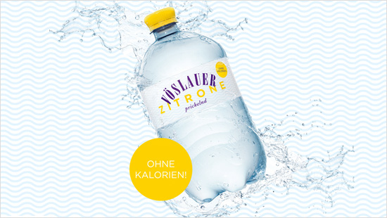 Vöslauer Zitrone ist ein Sommer-Erfrischungsgetränk ganz ohne Kalorien.