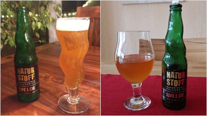 Welde Naturstoff - passend angerichtet.